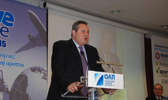 «Βόμβες» Καμμένου για λιμάνι Πειραιά, Θριάσιο και αμυντική βιομηχανία