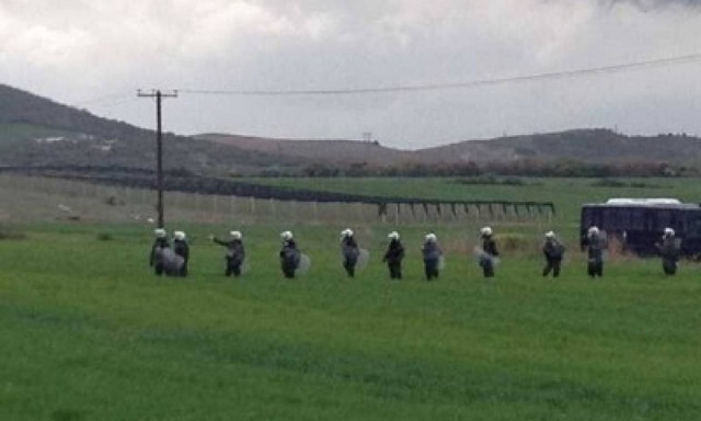 Συγκέντρωση στις φυλακές Δομοκού από αντιεξουσιαστές