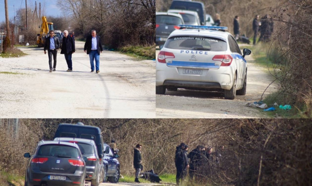 Ειδικό κλιμάκιο από τη Θεσσαλονίκη στο σημείο που εντοπίστηκε το πτώμα του Βαγγέλη