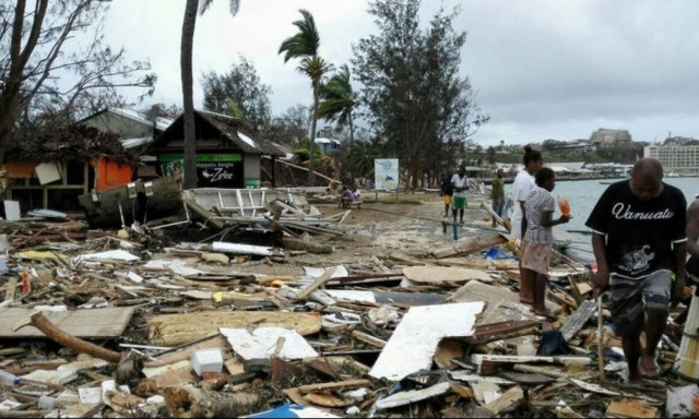Εικόνες βιβλικής καταστροφής στο Βανουάτου (photos)