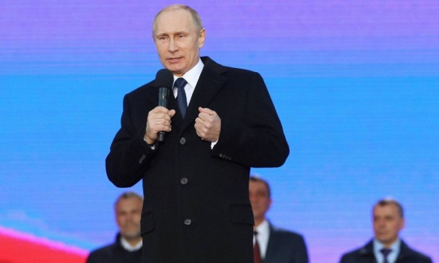 Ρωσία: Εορτασμοί για την πρώτη επέτειο από την προσάρτηση της Κριμαίας