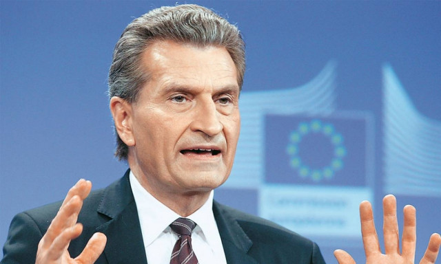 Έτινγκερ: Πρόοδος η δέσμευση της Αθήνας για μεταρρυθμίσεις