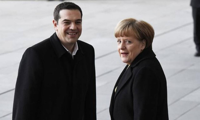Σε εξέλιξη η κρίσιμη συνάντηση Μέρκελ – Τσίπρα (photos+vid)