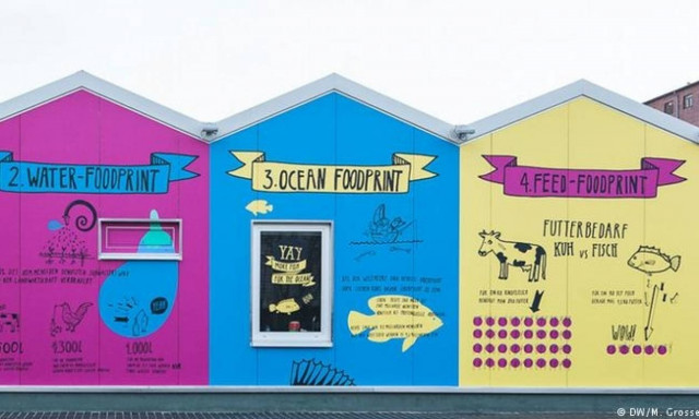 Ψάρια και ντομάτες από την πόλη