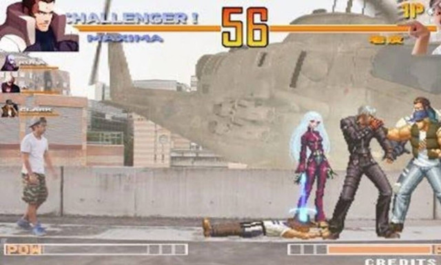 Ένας τύπος βάζει τον εαυτό του σε video games ξύλου (Video)