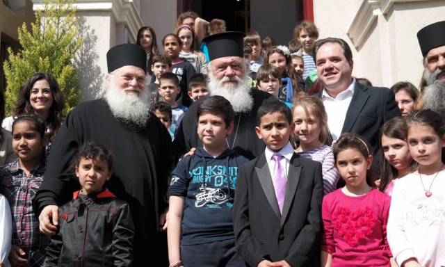 Οι Αρχιεπίσκοπος Ιερώνυμος και Γέροντας Εφραίμ στην «Αποστολή»