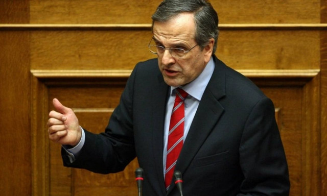 Σαμαράς: Θετικός σε κυβερνητικό συνασπισμό για να μείνει η χώρα στο ευρώ