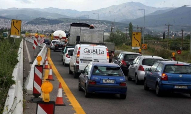 Κυκλοφοριακές ρυθμίσεις στην Αθηνών - Λαμίας στον Ωρωπό