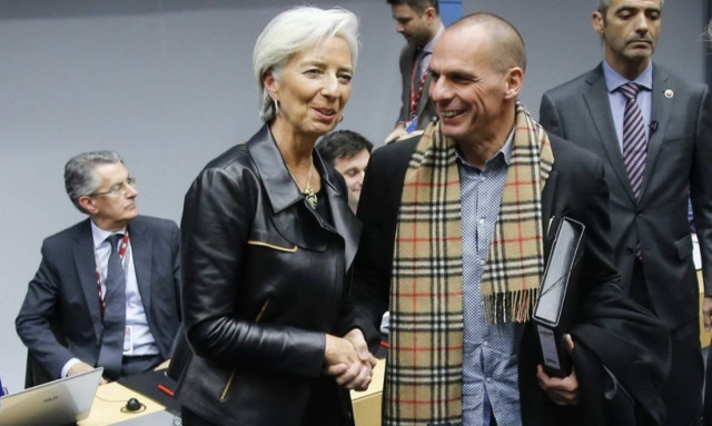 Σε εξέλιξη η συνάντηση Βαρουφάκη - Λαγκάρντ