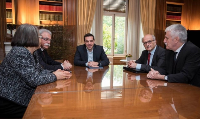 Ολοκληρώθηκε η συνάντηση του Αλ. Τσίπρα με προέδρους Ανώτατων Δικαστηρίων (photos)