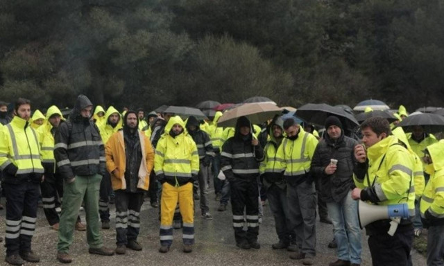 Χαλκιδική: Σταματούν τις κινητοποιήσεις ως τις 16 Απριλίου οι μεταλλωρύχοι