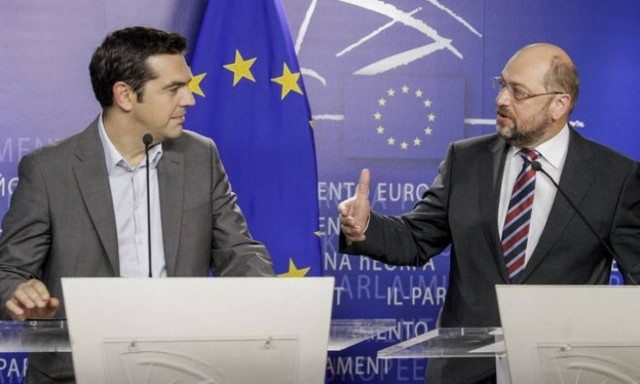 Σουλτς σε Τσίπρα: Μην σπάσεις τη γραμμή κυρώσεων κατά της Ρωσίας