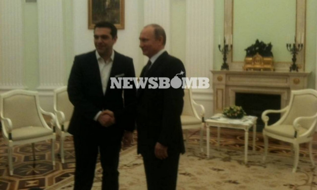 Όλος ο διάλογος Τσίπρα - Πούτιν μπροστά στις κάμερες