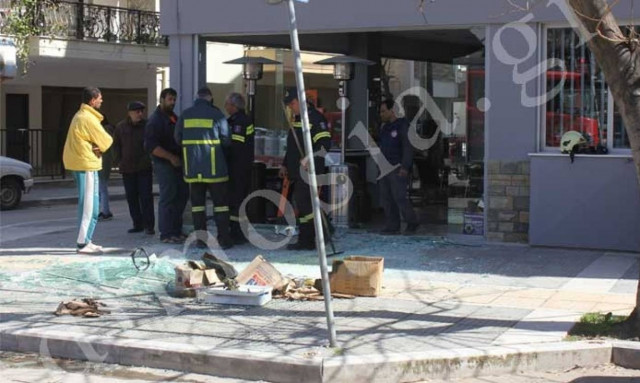 Έκρηξη σε κατάστημα στο κέντρο της Αλεξανδρούπολης