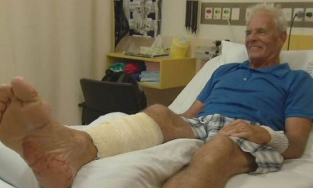 Κροκόδειλος δάγκωσε γκόλφερ που έψαχνε το μπαλάκι...