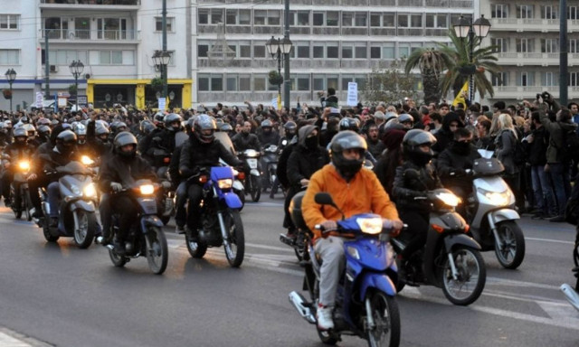 Μοτοπορεία αντιεξουσιαστών το απόγευμα της Τρίτης (14/04) στην Αθήνα