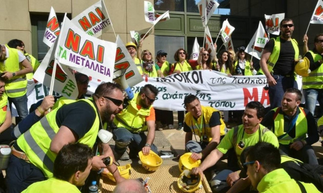 Στην Αθήνα πάνω από 4.000 μεταλλωρύχοι της Χαλκιδικής (Videos και Photos)