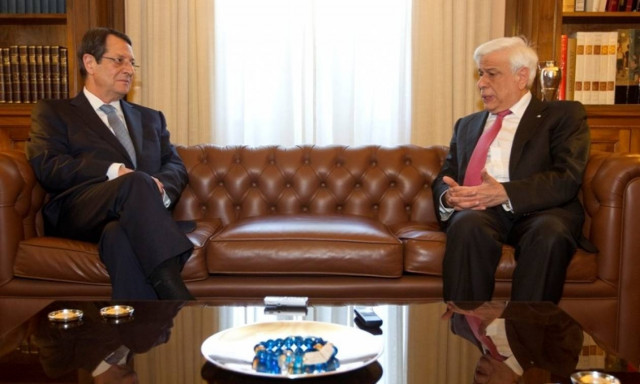 Τι είπε ο Αναστασιάδης με Παυλόπουλο και πολιτικούς αρχηγούς