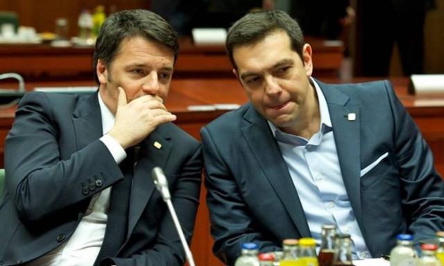 Τηλεφωνική επικοινωνία Τσίπρα - Ρέντσι