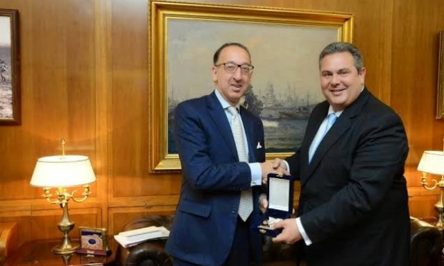 Συνάντηση Καμμένου με το νέο Εκτελεστικό Διευθυντή του Ευρωπαϊκού Οργανισμού 'Αμυνας