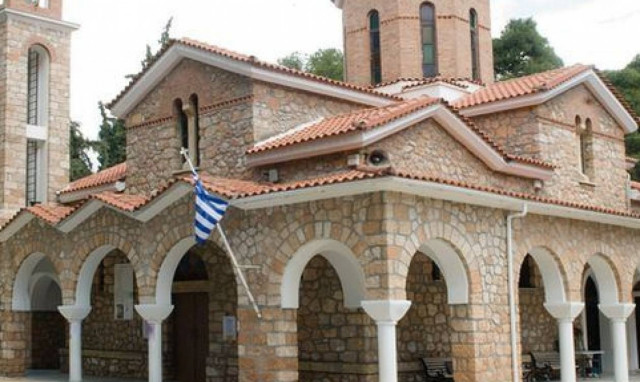 H Τίμια Χείρα της Αγίας Μαρίνης από το Άγιον Όρος στην Εκάλη Αττικής