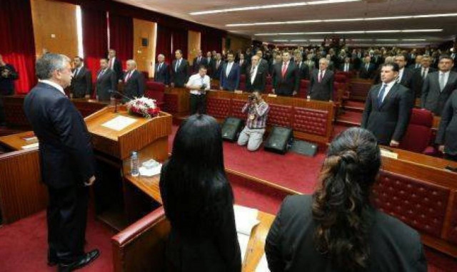 Κατεχόμενα: «Ορκωμοσία» Μουσταφά Ακιντζί