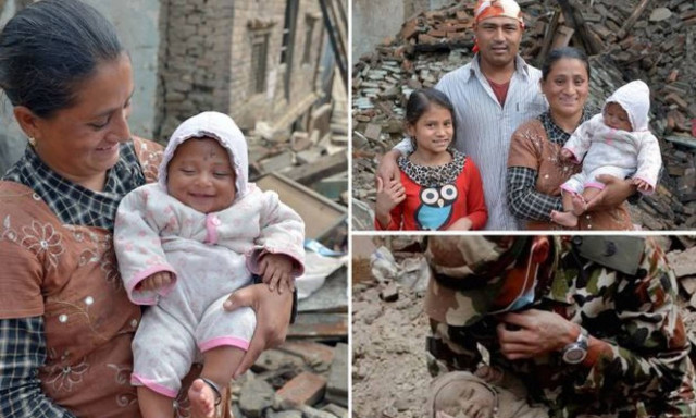 Νεπάλ: Η συγκινητική στιγμή της επανένωσης βρέφους με τη μητέρα του