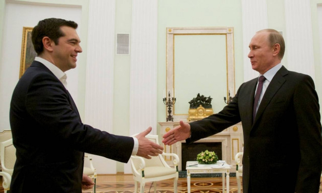 Τηλεφωνική επικοινωνία του πρωθυπουργού Α. Τσίπρα με τον Β. Πούτιν