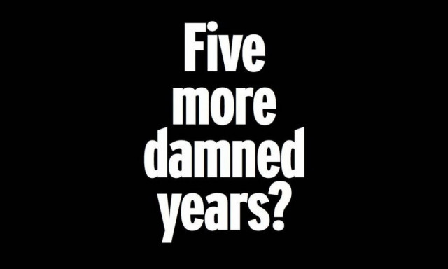 Η Daily Mirror τα έβαψε «μαύρα» και μιλάει για ακόμα πέντε καταραμένα χρόνια (pic)