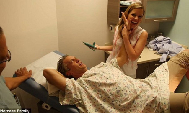 Άνδρας δοκιμάζει τους πόνους της γέννας και... δείτε το video!