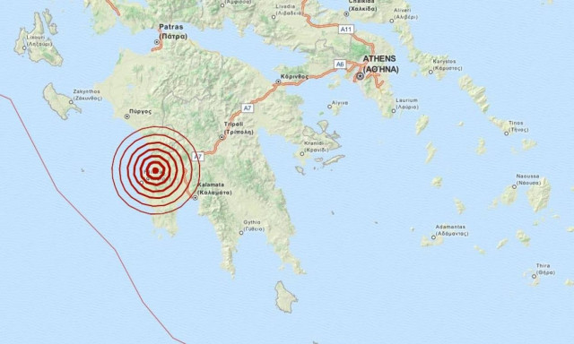 Σεισμός 3,6 Ρίχτερ στην Κυπαρισσία