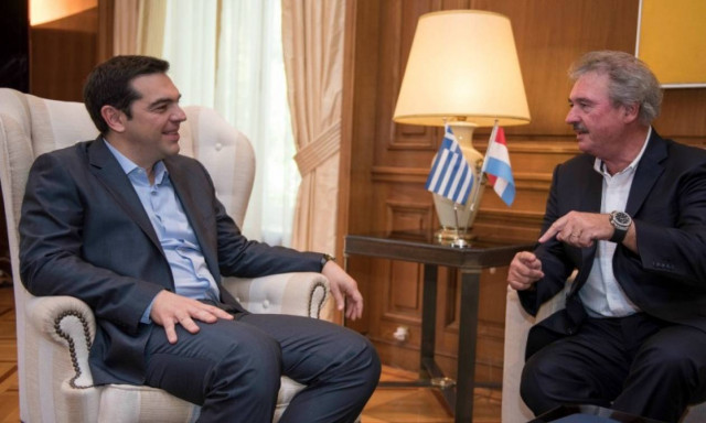 Συνάντηση του Α. Τσίπρα με τον υπουργό Εξωτερικών του Λουξεμβούργου