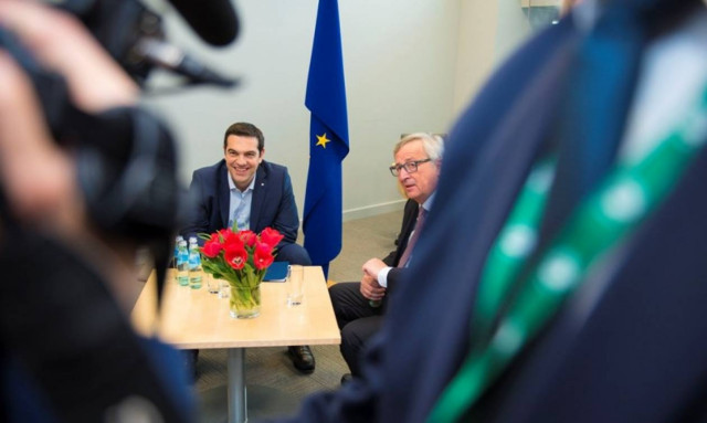 Με Γκαριμπασβίλι  και Ποροσένκο ολοκλήρωσε τις επαφές του στη Ρίγα ο Τσίπρας