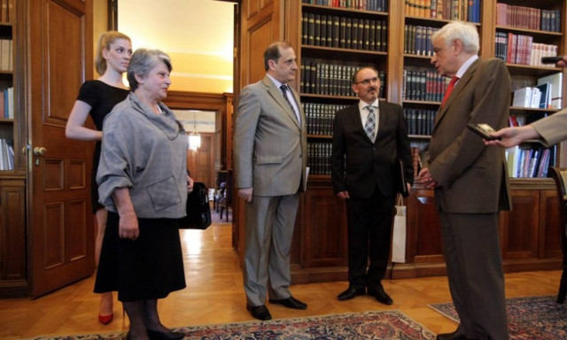 Παυλόπουλος: Υποδέχτηκε αντιπροσωπεία των απόδημων Θεσσαλών