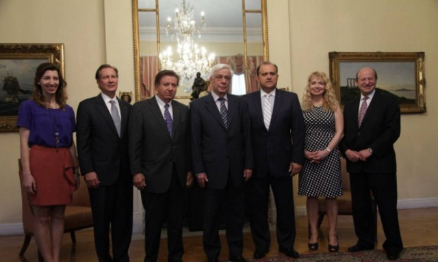 Συνάντηση Παυλόπουλου με αντιπροσωπεία του Ελληνοαμερικανικού Ινστιτούτου