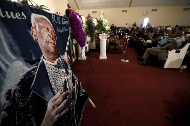 Το τελευταίο αντίο στον Β.Β King (Photos)