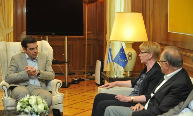 Συνάντηση του Τσίπρα με το Προεδρείο της Ευρωομάδας της Αριστεράς