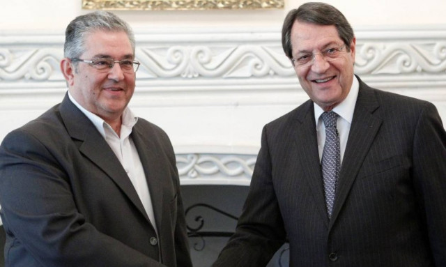Λευκωσία: Συνάντηση Αναστασιάδη - Κουτσούμπα
