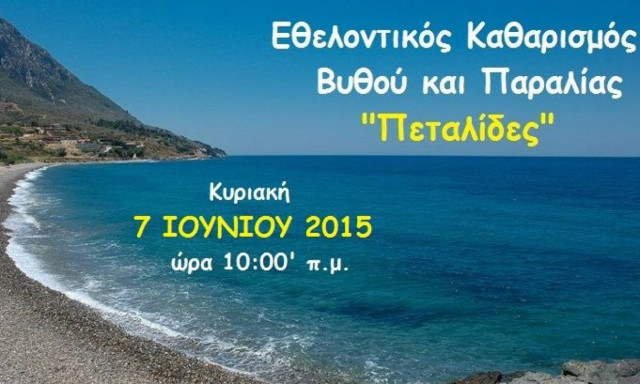 Σάμος: Εθελοντικός καθαρισμός βυθού και παραλίας «Πεταλίδες »