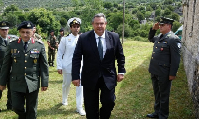 Καμμένος: Οι πολίτες της παραμεθορίου είναι απόλυτα ασφαλείς