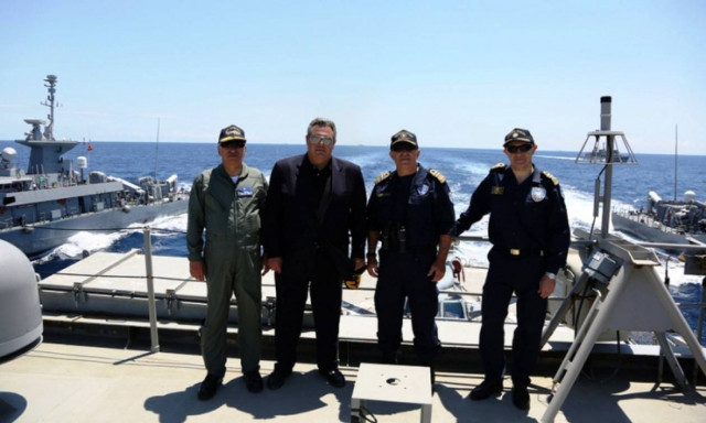 Παρουσία Καμμένου οι ασκήσεις Πυρπολητής, Καταιγίς και Πολύφημος (photos)