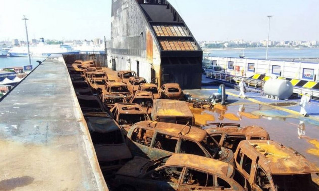 Νόρμαν Ατλάντικ: Οι συγκλονιστικές πρώτες εικόνες από το εσωτερικό του πλοίου (video)