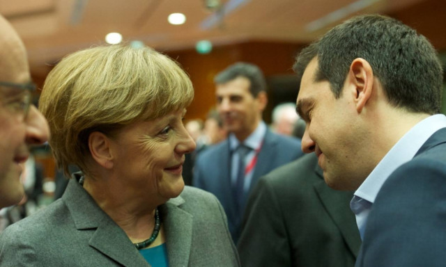 Η Μέρκελ «πίνει» το αίμα του Τσίπρα – Το σκίτσο που κάνει θραύση στο Διαδίκτυο (pic)