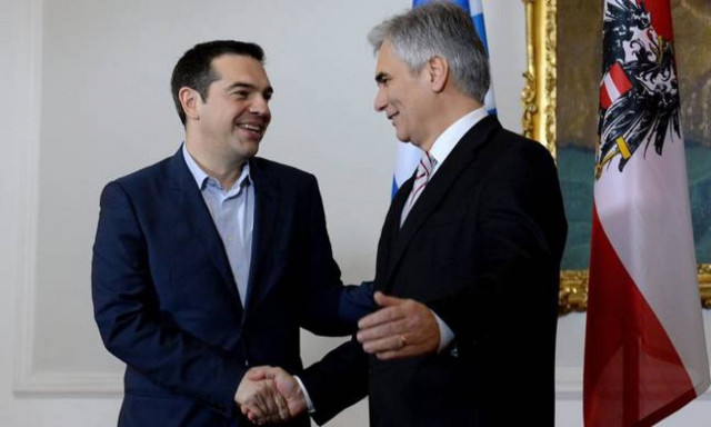 Austria's Faymann calls for an end to austerity in Greece, warns against doom-mongering