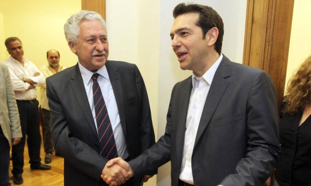 Τηλεφωνική επικοινωνία Τσίπρα - Κουβέλη