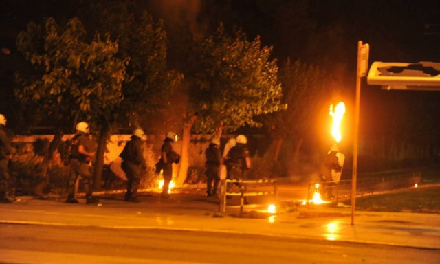 Ένταση στην περιοχή του Πολυτεχνείου