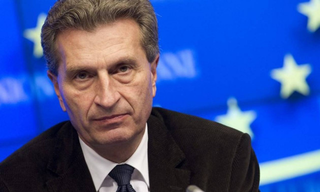 Ετινγκερ: Οι Ελληνες να αποδείξουν ότι θα κάνουν μεταρρυθμίσεις