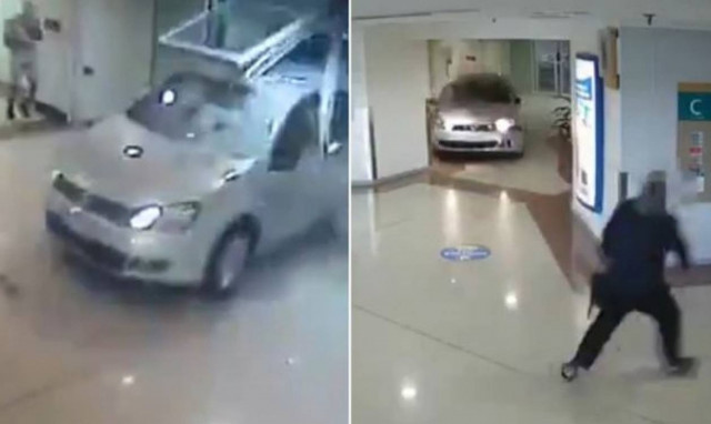 Πανικός στο εμπορικό: 87χρονη πήγε για ψώνια με το αυτοκίνητό της! (video)