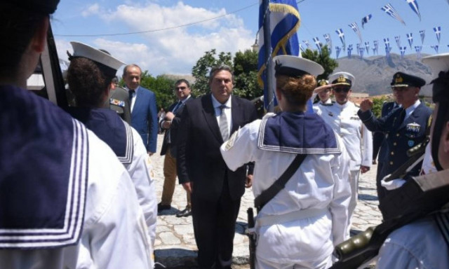 Ο Καμμένος στον εορτασμό της 189ης επετείου της μάχης του Διρού