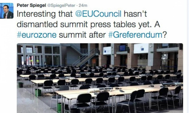 Δημοψήφισμα: Για ποιο λόγο ο Π. Σπίγκελ πιστεύει ότι θα υπάρξει νέο Eurogroup;